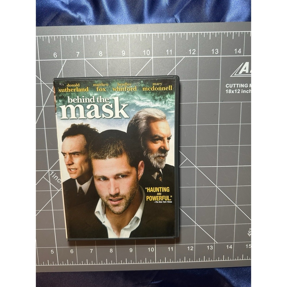 Behind The Mask DVD Movie Drama 2006 Matthew Fox Donald Sutherland Brad Whitford